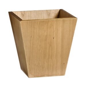Waste Paper Bin - Contract Wooden Range - 29 x 29 x 30 cm - Oak - WAL956OA