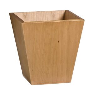 Waste Paper Bin - Contract Wooden Range - 29 x 29 x 30 cm - Cherry - WAL956CH