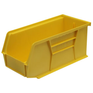 Stack & Hang Parts Storage Bin - Small Plastic Container - Size 5 - 28 x 14 x 13 cm - Yellow - BIN-5-YELLOW