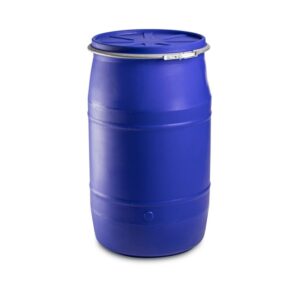 Plastic Drum with Lid and Clamp - 210L - Food Grade - PT210WL