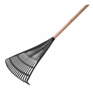 Leaf Rake - Black Fan - Recycled Plastic - 42cm - Pack of 10