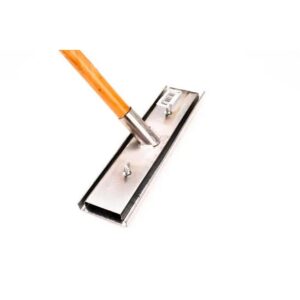 Wax Applicator Steel Frame with Wooden Handle - 40cm
