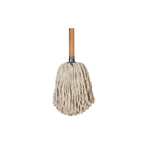 200g Standard Mop Complete - 22mm Metal Socket with Varnished Handle