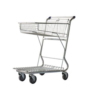 Steel Liquor Shopping Trolley - Medium Metal Mesh - 120L