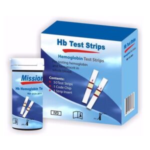 Hemoglobin Test Strips 50’s Mission