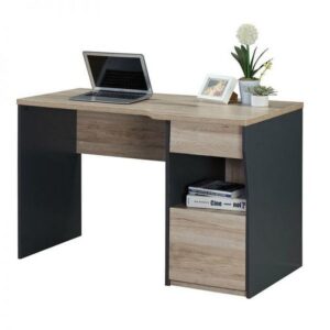 Office Desk - Colorado - 75 x 60 x 120 cm - Sanremo Oak and Dark Grey - CST 1160
