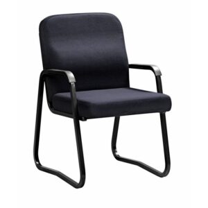Office Chair - Economy - Arms - Skid Base - 87 x 56 x 64 cm - SE008-black