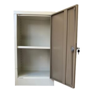 Stationery Cupboard - Space Saver - 1 Shelf - 90 x 48 x 45 cm - SC006-ivorykaroo