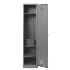 Steel Hostel Locker - Metal - with Money Box - Single - 180 x 41 x 52 cm - DHL01-grey