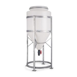 Conical Fermentation Tank - Lid and Tap - 350L - ColT350