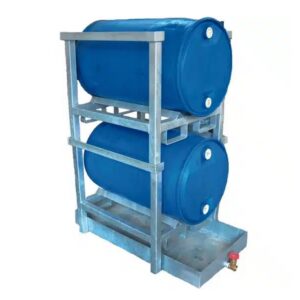 Drum Stacking System - Holds 4 x 210L Drum Drums - Steel - DS01678