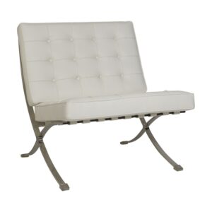 Single Seater Couch - Barcelona - Von Der Rohe - 1 Seater - Pleather - Colour Options