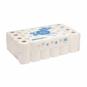 1Ply Virgin Toilet Paper – 48 Rolls (500 Sheets)