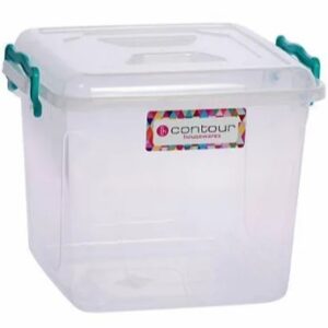 8.5 Litre Storage Box Clear Clip and Lock