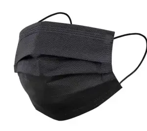 3 Ply Disposable Face Mask Black(50’s)
