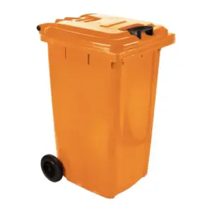 Wheelie Bin 240L Orange-SABS