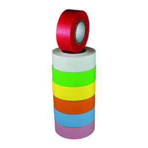 LLG Adhesive Label Tape, Yellow Length: 12.7 m, Width: 12.7 mm, Pack of 6