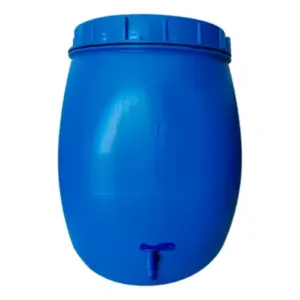 50L Drum – Open Head With Screw on Lid and Tap