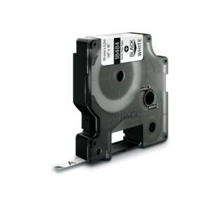 Dymo Original IND-Tape for Rhino, 19mm x 5.5m, Permanent Polyester, Black on White