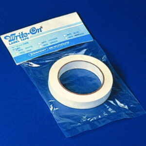 Bel-Art Adhesive Tapes, White 12.7 mm x 54.6 m, Write-On