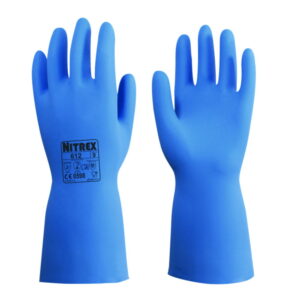 Chemical protective gloves Nitrex 612 XXL (11) nitrile, blue, pack of 10 pair