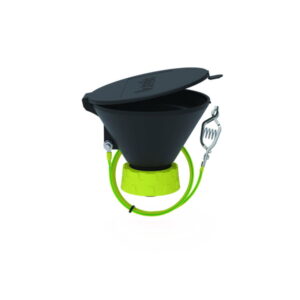 Bohlender b.safe Funnel 130 S 65 – Ø 130 mm, Black, Static‑Dissipative PE‑EX
