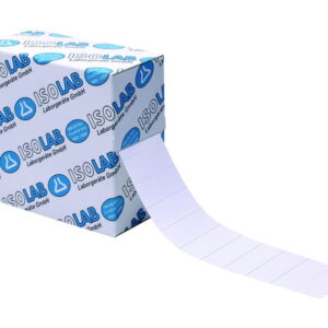 ISOLAB Rectangular Label 33x13 mm, White, Pack of 1000