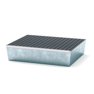 Asecos Collecting Tray 785 x 635 x 180 mm, Steel, Electroplated