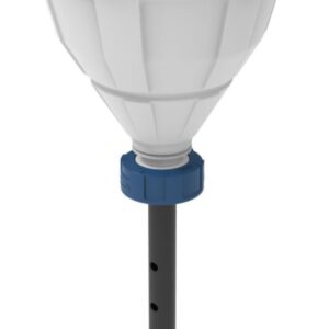 SCAT Funnel with Ball "ARNOLD" V2.0 S60/61 PE-HD White with Lance (220 mm)