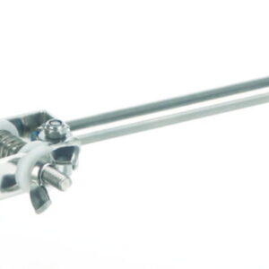 BOCHEM Clamp 60 mm, Squared Without Bush, 18/8 Steel