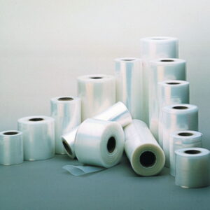 Plastic film 80x0.05 mm tubular, transparent in rolls of 25 m