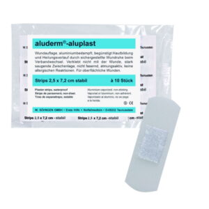 W.Söhngen Aluderm Aluplast Stable Strips 2.5 x 7.2 cm PU=10
