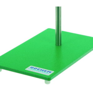 BOCHEM Stand Base 300x150x6 mm Steel, Varnished, Thread M10, 1 Adjustable Foot