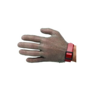 Manulatex 5-Finger Glove Without Cuff Size L, Blue, Reversible, With Polyurethane Strap – Press-Stud Fastening