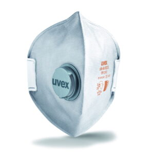 Uvex Foldable Mask Silv-Air Classic 3200 FFP2 without Valve, White, Pack of 30​