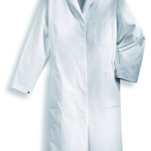 Uvex Ladies' Laboratory Coat, Size 50, White, 100% Cotton, 1/1 Arm Type (81509)​