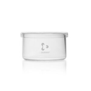 DWK Duran Low Form Jar with Loose Cover, Diam 100 mm x 60 mm Height