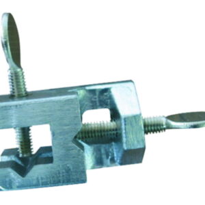 Multi-purpose bosshead, light alloy, 16mm, M8 brass nickelplated thumb srews