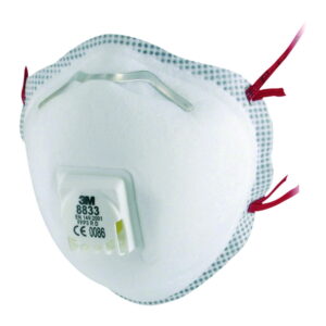 3M Respirator Masks 8000 Series, FFP 2 Preshaped, Pack of 20