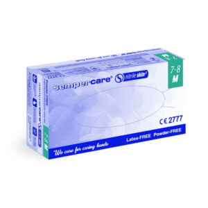 Semperit Sempercare Nitrile Skin² Disposable Gloves Size XL (9–10) Lavender-Blue, Powder-Free, Non-Sterile, Pack of 180