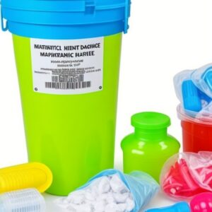 oakridge products 2.2 liter size needle disposal container | personal
