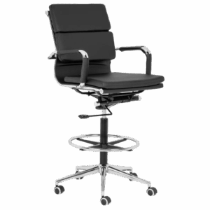 Padded Eames Draughtsman Chair