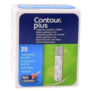 Contour Plus Blood Glucose Strips 25