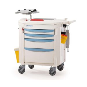 Emergency Drug Trolley 4 Drawers F-47