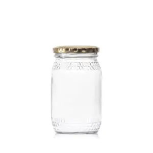 Consol Glass Round Honey Jar 352ml