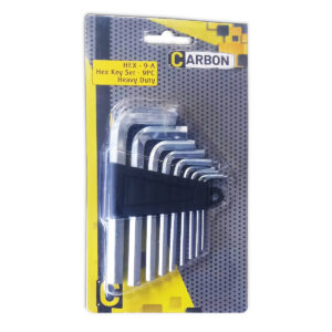 Heavy Duty Hex Allen Key Set 9pc