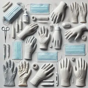 B. Braun Vasco Disposable Operation Gloves, Size 8.5 OP Powdered, Latex, Powdered, Pair Sterile Packed, Pack of 50 Pair