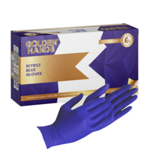 Cool Blue Nitrile 3,5g golden hands examination nitrile gloves