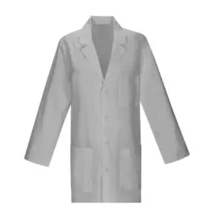 Polycotton Reusable Washable Lab Coat Button Down