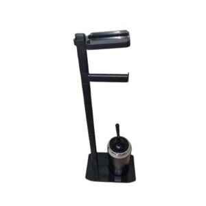 Toilet Brush Set Freestanding (Black)